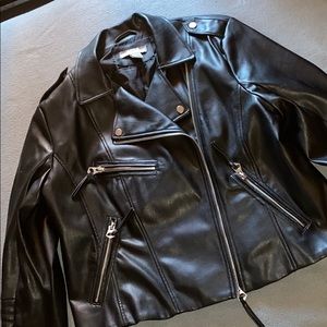 H&M Plus Size Motorcycle Style Jacket